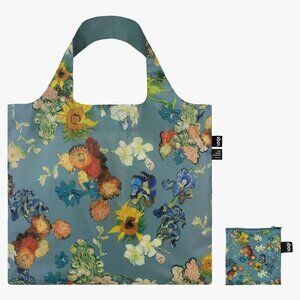 LOQI VAN GOGH MUSEUM Blue Flower Recycled Bag